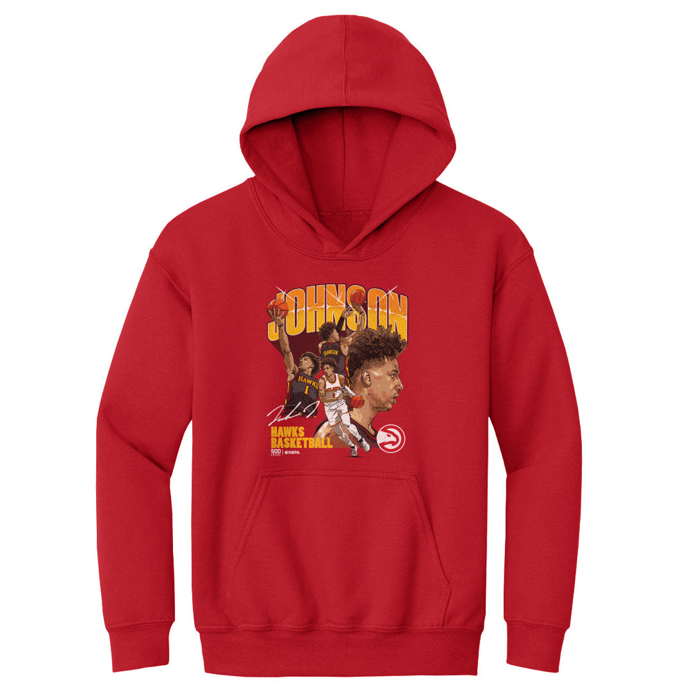Jalen Johnson Atlanta Hawks Collage WHT (ONLINE ORDER ONLY)