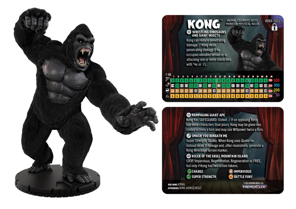 HeroClix: Iconix - Colossal Kong (ONLINE ORDER ONLY)