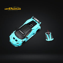 (Pre-Order) King Model LBWK Huracan - Metallic Tiffany Blue 1:64 (ONLINE ORDER ONLY)