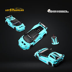 (Pre-Order) King Model LBWK Huracan - Metallic Tiffany Blue 1:64 (ONLINE ORDER ONLY)