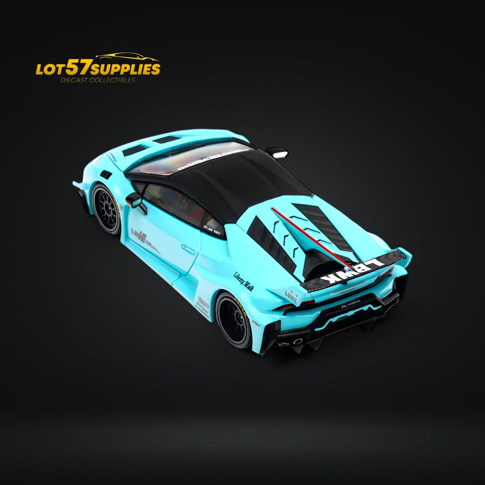 (Pre-Order) King Model LBWK Huracan - Metallic Tiffany Blue 1:64 (ONLINE ORDER ONLY)