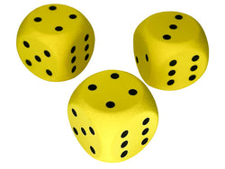50mm Foam Round Cornered Pips Yellow/black (Online Only)