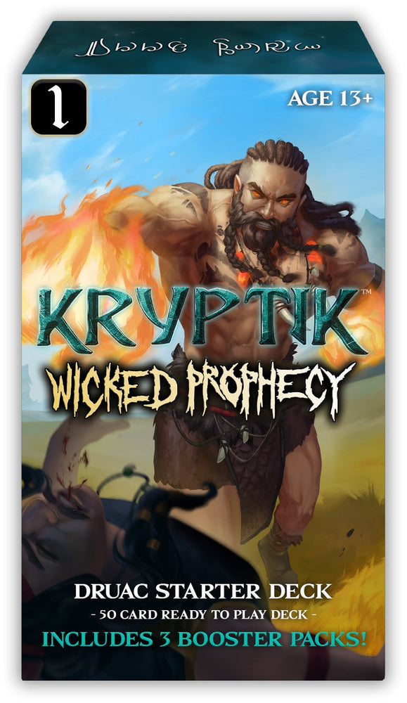 Kryptik TCG - Wicked Prophecy Wave 1 - Starter Deck (Online Order Only)