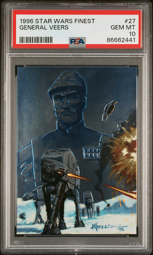 1996 STAR WARS FINEST GENERAL VEERS  #27 - PSA 10 (Online Order Only)