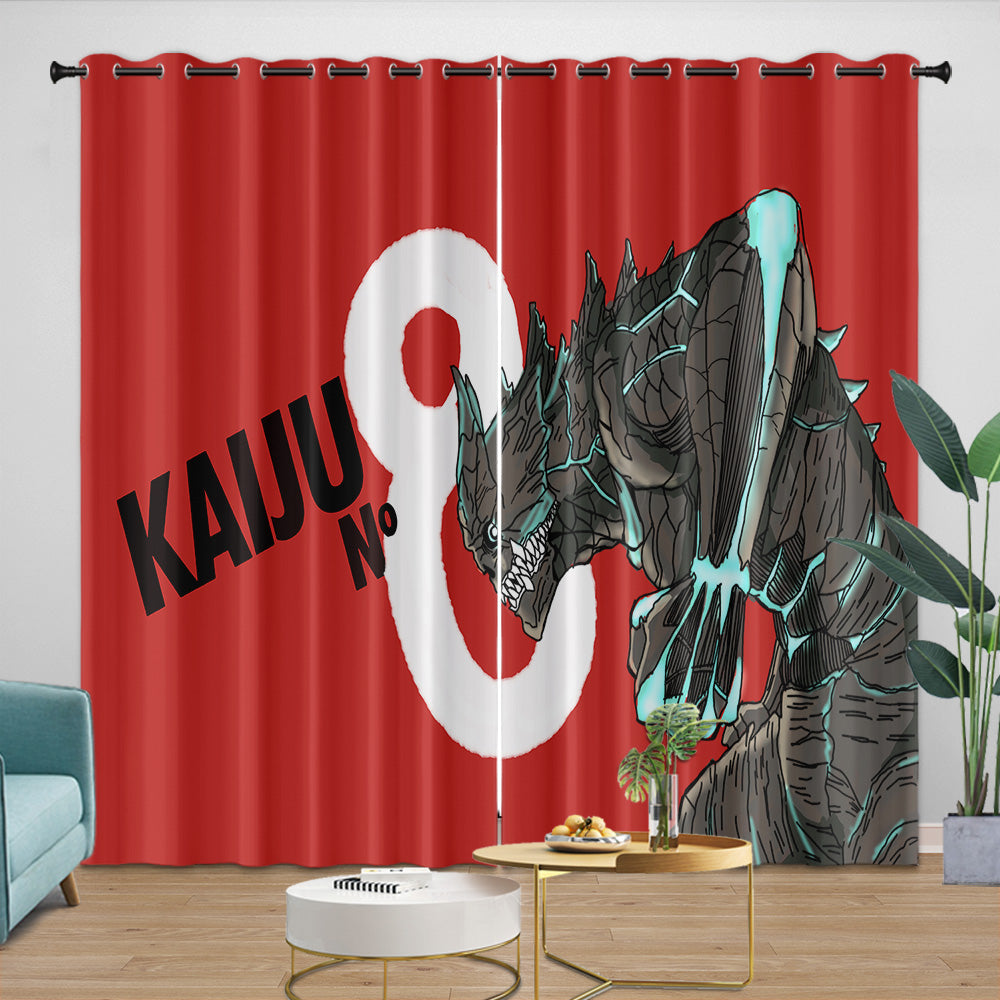 Kaiju No. 8 Curtains Blackout Window Drapes Room Decoration (Online Order Only)