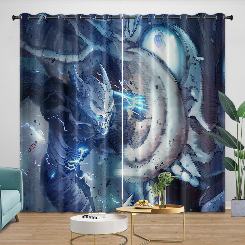Kaiju No. 8 Curtains Blackout Window Drapes Room Decoration (Online Order Only)