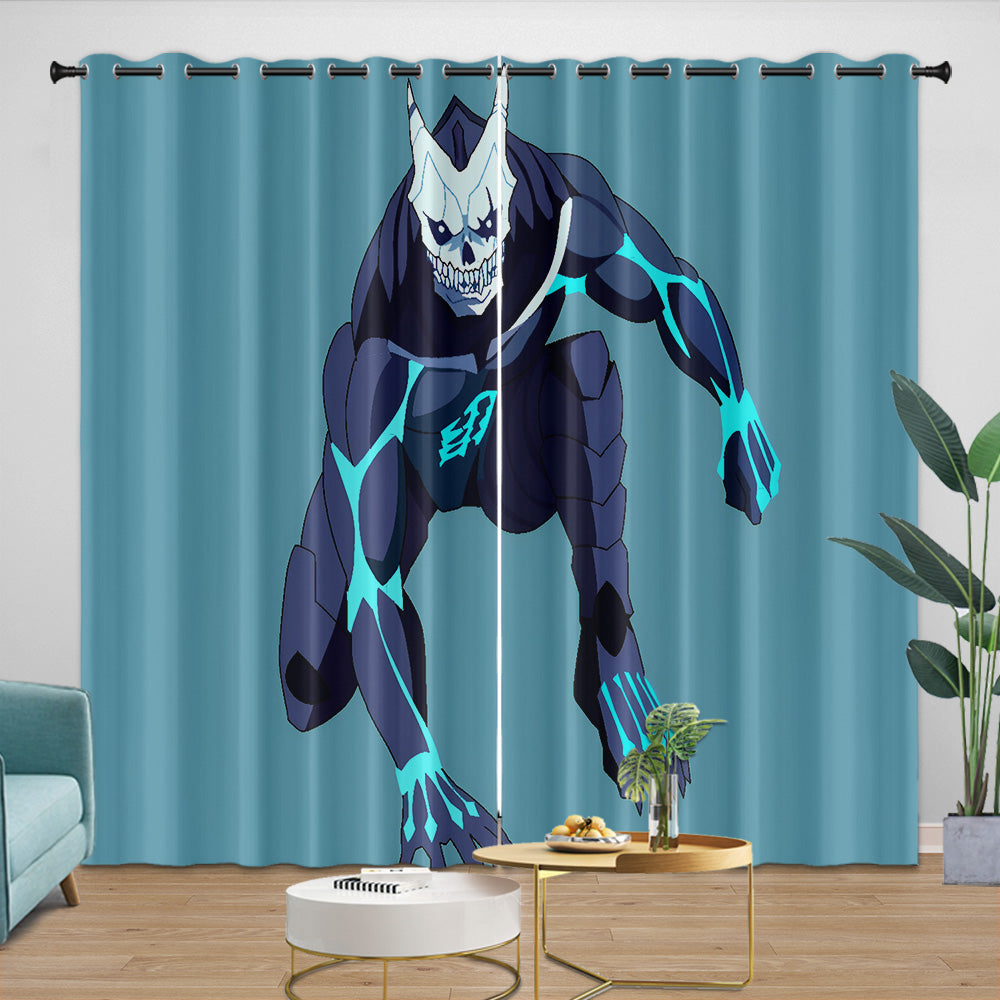 Kaiju No. 8 Curtains Blackout Window Drapes Room Decoration (Online Order Only)