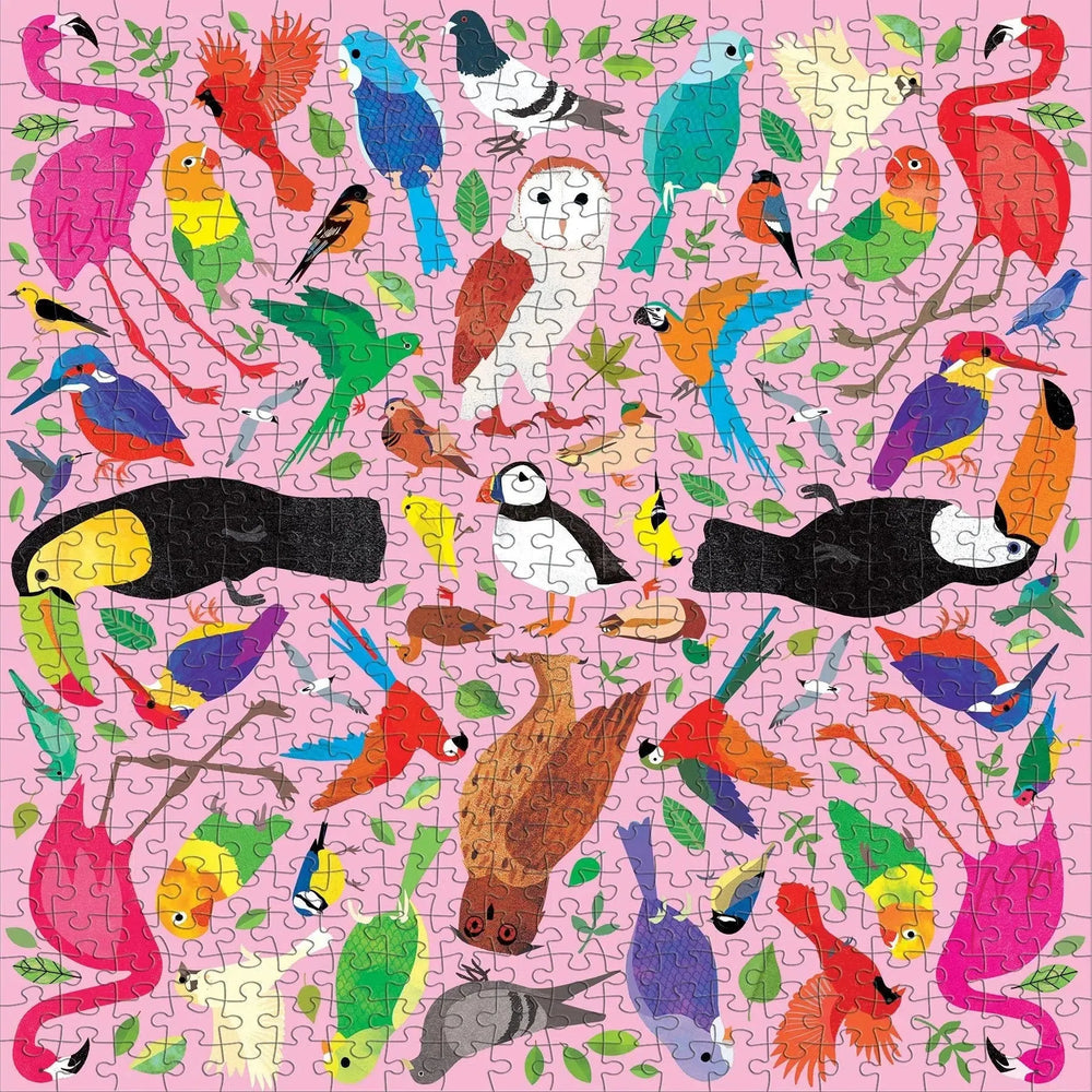 Kaleido-Birds 500 Piece Jigsaw Puzzle Mudpuppy (ONLINE ORDER ONLY)