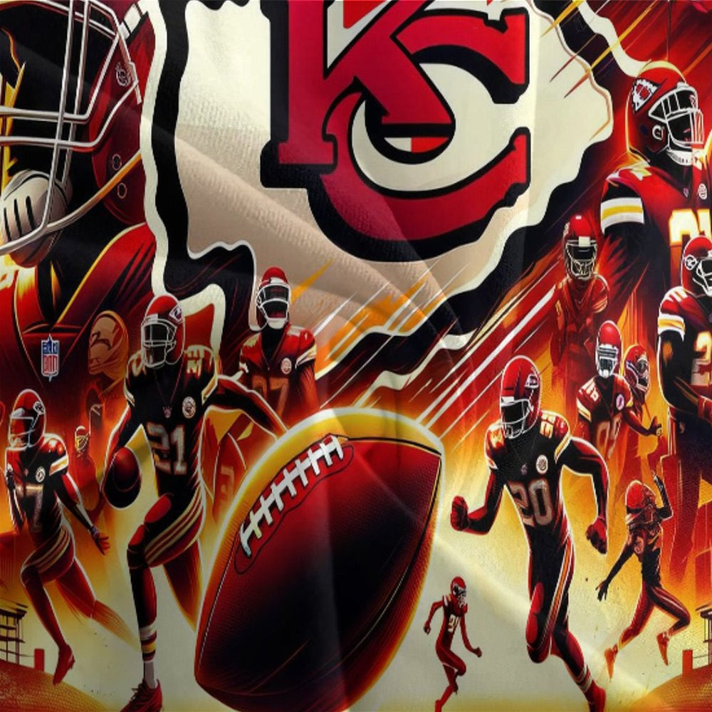 Kansas City Chiefs Bedding Set Duvet Cover Without Filler