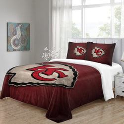 Kansas City Chiefs Bedding Set Duvet Cover Without Filler