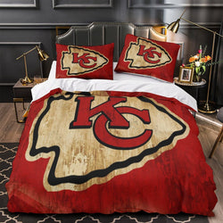 Kansas City Chiefs Bedding Set Duvet Cover Without Filler