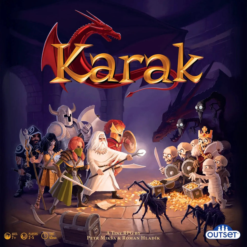 Karak - RPG Strategic Tile Dungeon Game - Outset (ONLINE ORDER ONLY)
