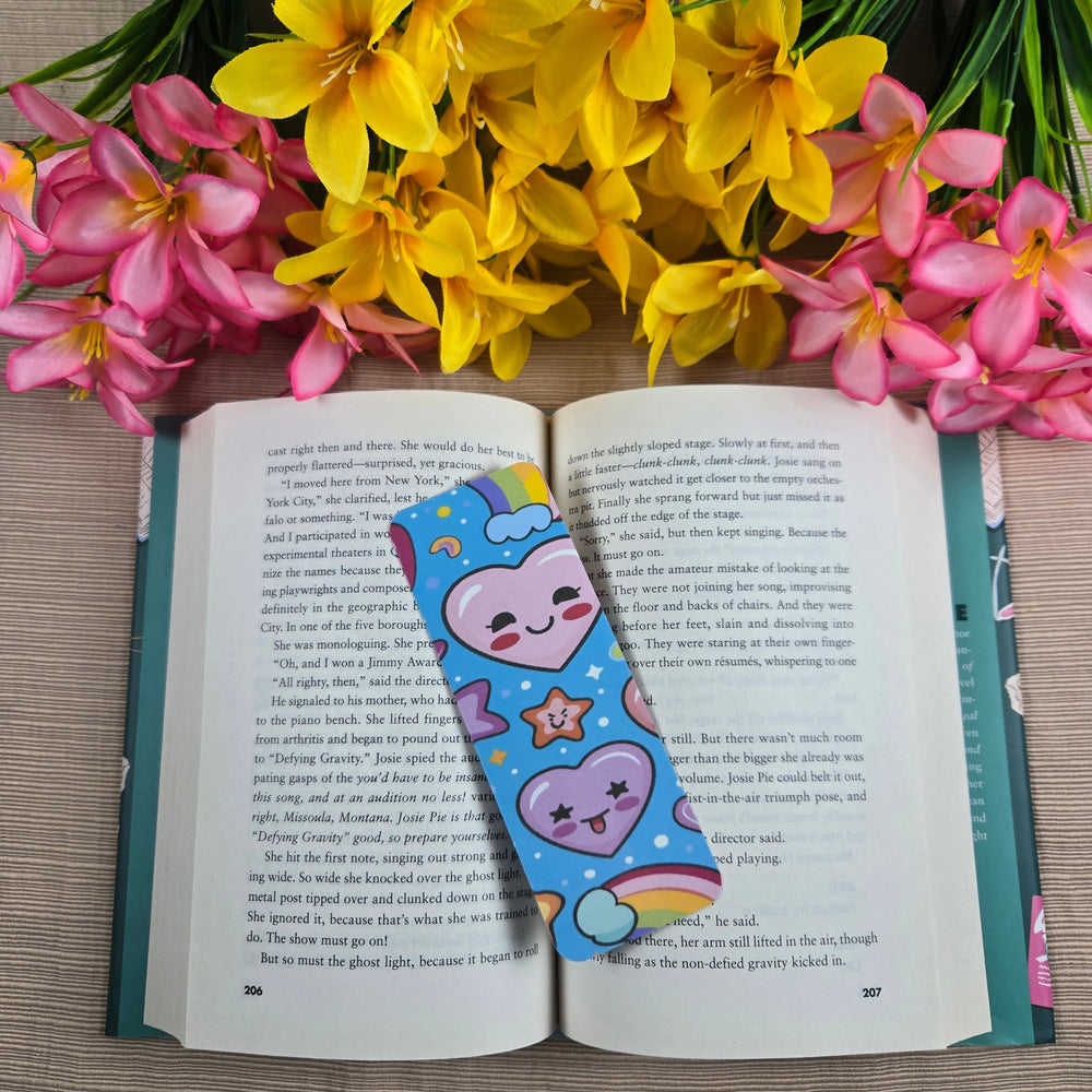 Kawaii Hearts and Stars Bookmark (ONLINE ORDER ONLY)