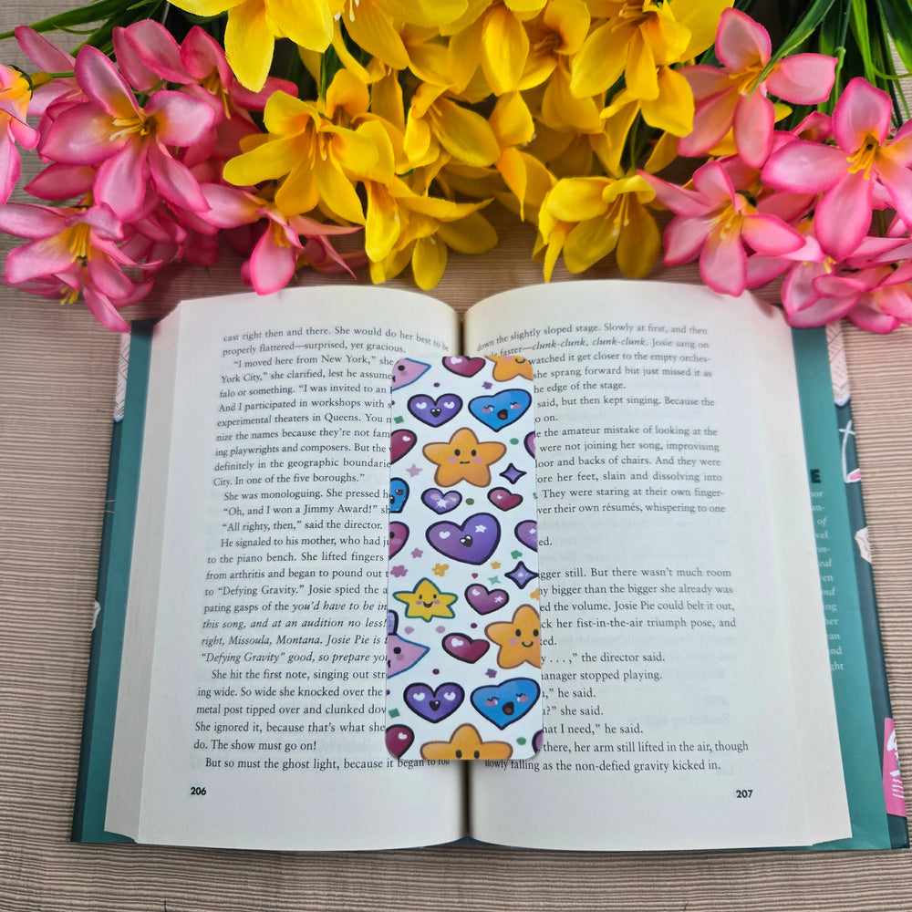 Kawaii Hearts and Stars Bookmark (ONLINE ORDER ONLY)
