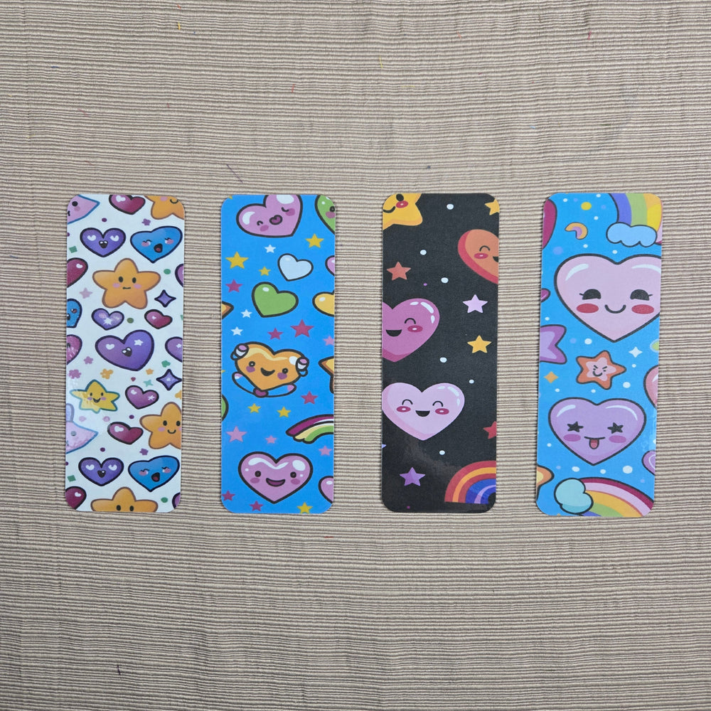 Kawaii Hearts and Stars Bookmark (ONLINE ORDER ONLY)