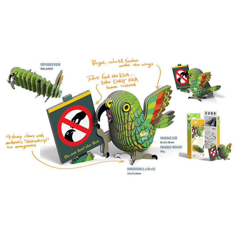 Kea 3D Cardboard Model Kit Eugy (ONLINE ORDER ONLY)