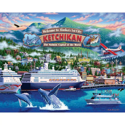 Ketchikan Alaska 210 Piece Jigsaw Puzzle Boardwalk (ONLINE ORDER ONLY)