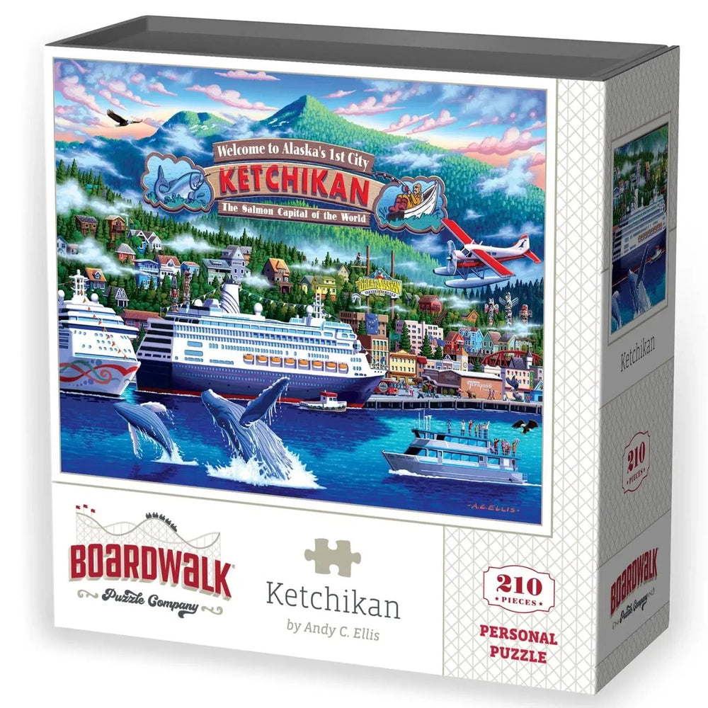 Ketchikan Alaska 210 Piece Jigsaw Puzzle Boardwalk (ONLINE ORDER ONLY)
