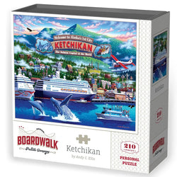 Ketchikan Alaska 210 Piece Jigsaw Puzzle Boardwalk (ONLINE ORDER ONLY)