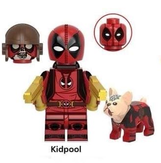 Red Mercenary Custom Minifig (Online Only)