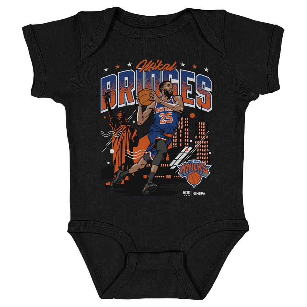 Mikal Bridges New York Knicks Skyline WHT