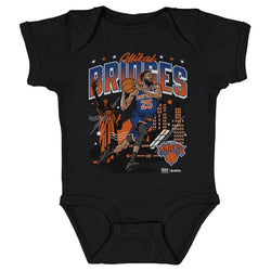 Mikal Bridges New York Knicks Skyline WHT