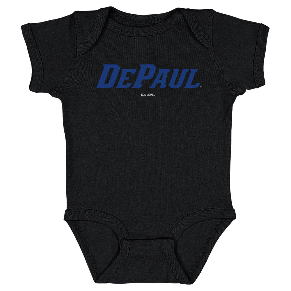 DePaul Blue Demons Wordmark Royal WHT