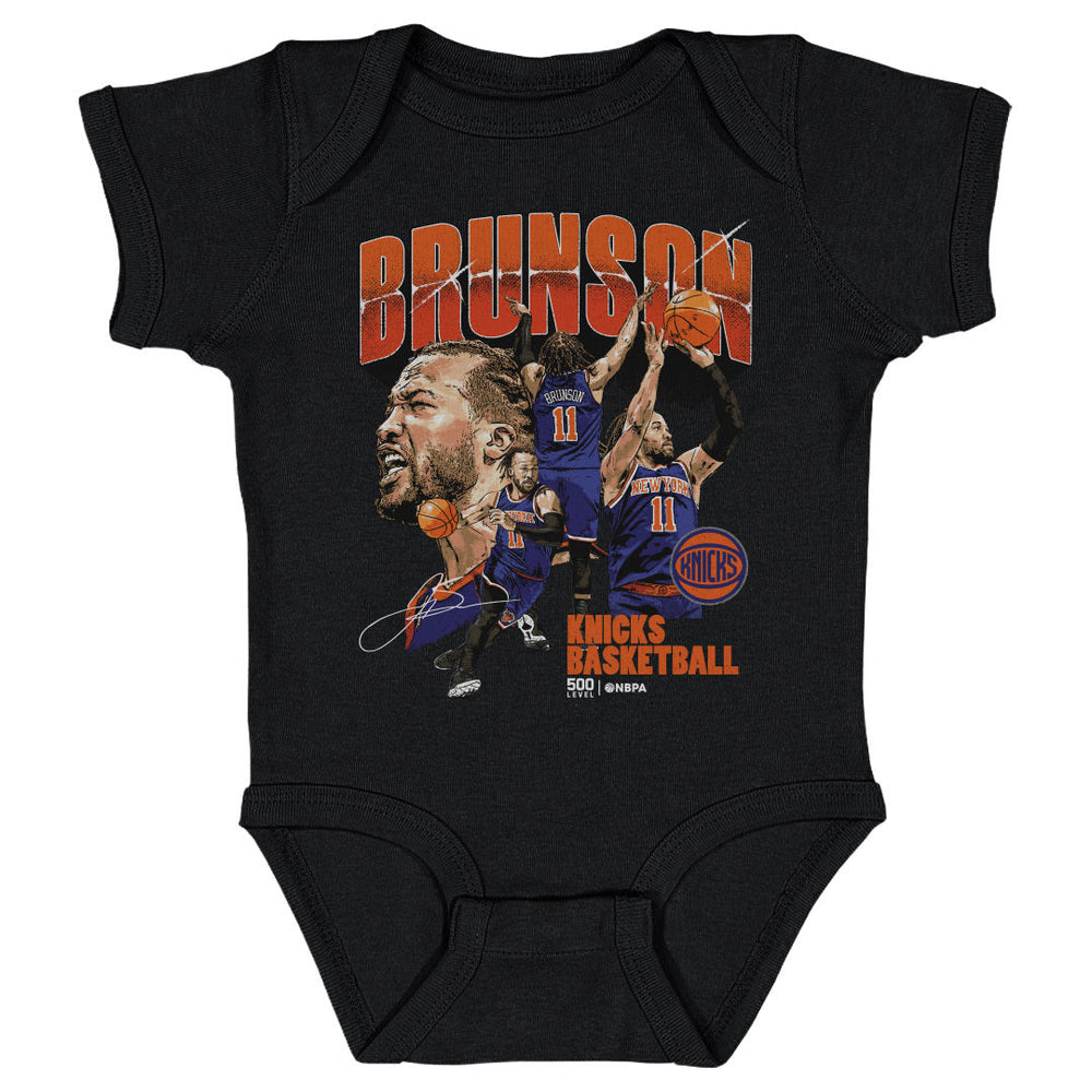 Jalen Brunson New York Knicks Collage WHT