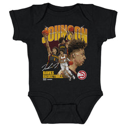 Jalen Johnson Atlanta Hawks Collage WHT (ONLINE ORDER ONLY)