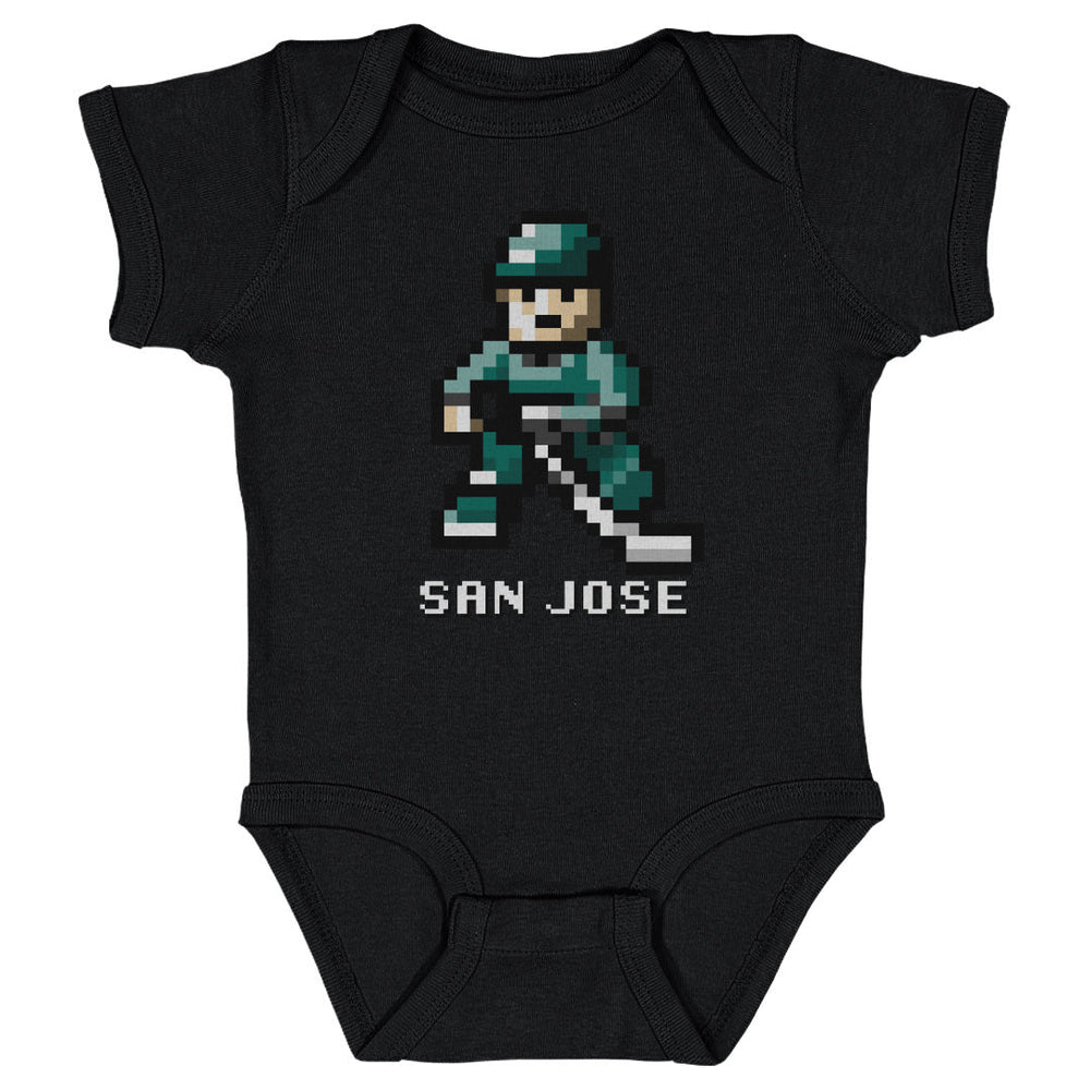 San Jose Hockey 8-bit WHT (ONLINE ORDER ONLY)