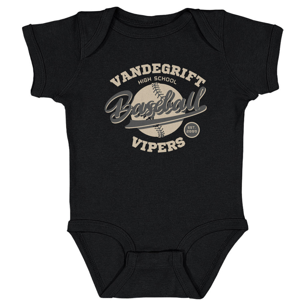 Vandegrift Crown Trio Baseball Script WHT (ONLINE ORDER ONLY)