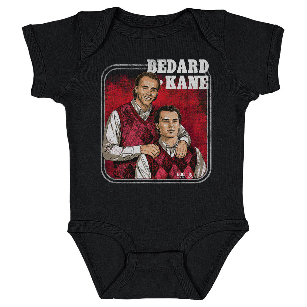 Connor Bedard & Patrick Kane Chicago Step Brothers WHT