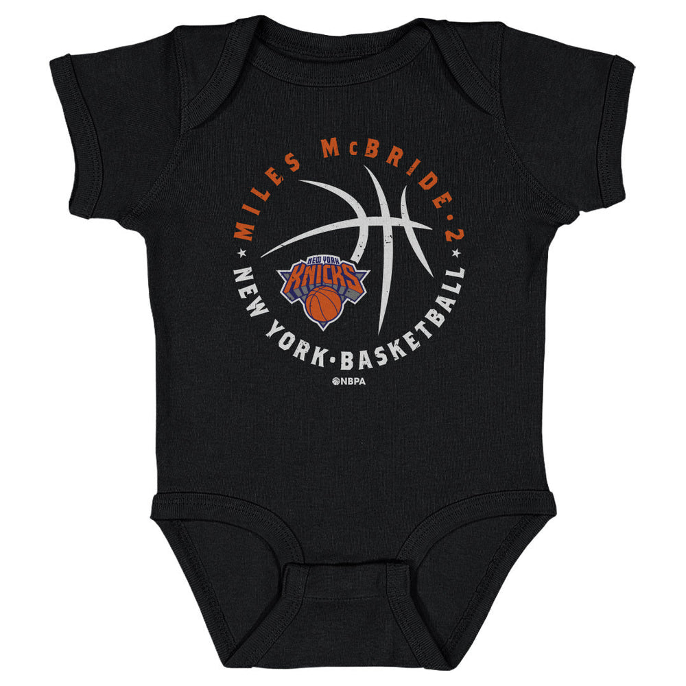 Miles McBride New York Knicks Player Ball WHT