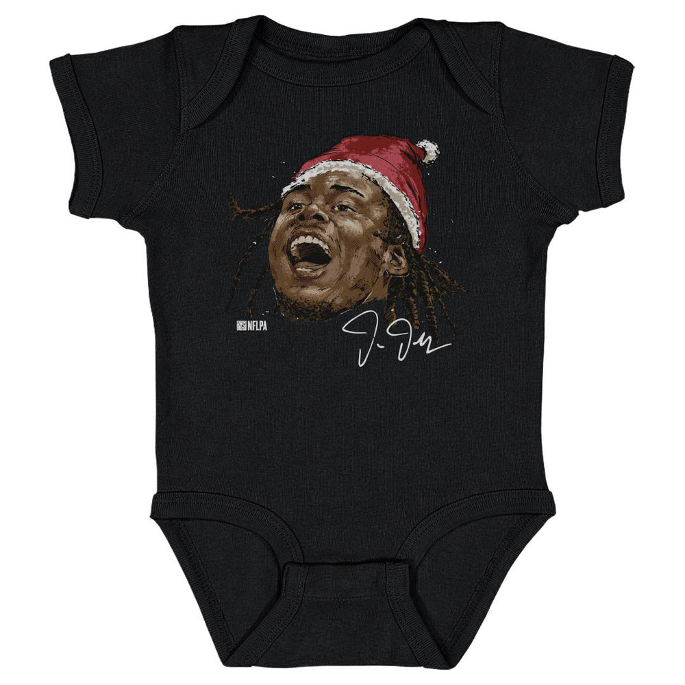 Justin Jefferson Minnesota Portrait Santa Hat WHT (ONLINE ORDER ONLY)