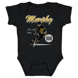 Larry Murphy Pittsburgh Retro Script WHT