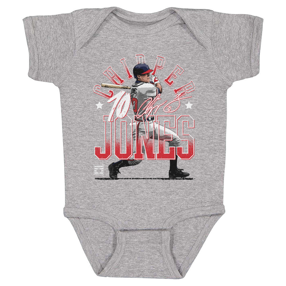 Chipper Jones Atlanta Arch WHT