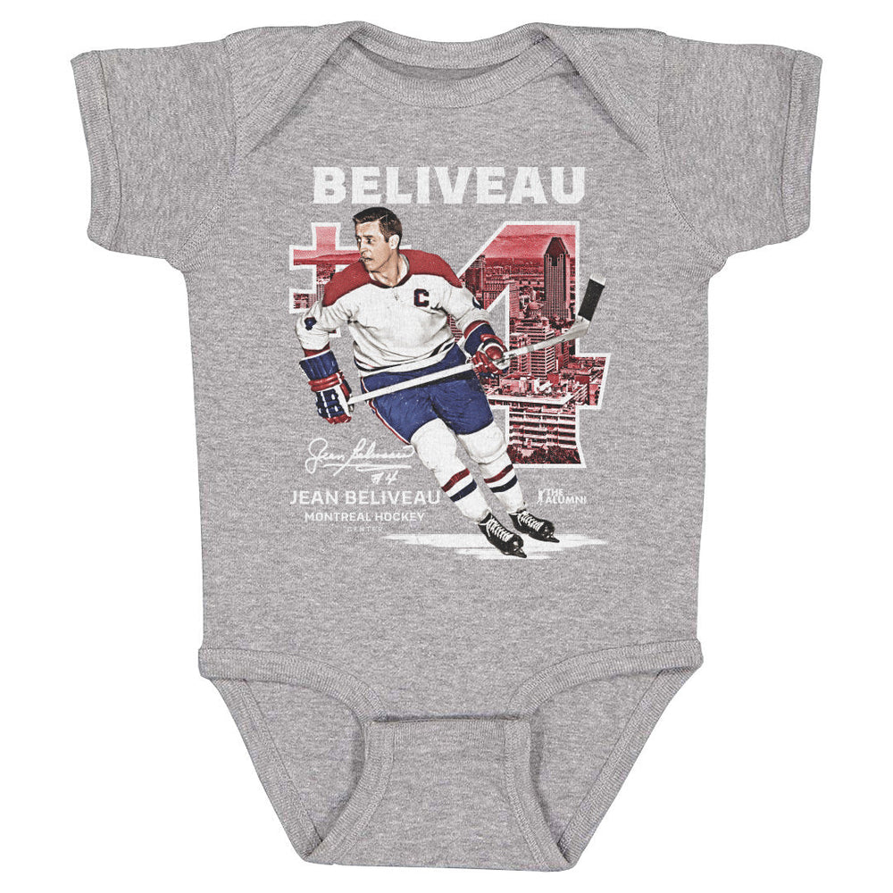 Jean Beliveau Montreal Throwback WHT (ONLINE ORDER ONLY)