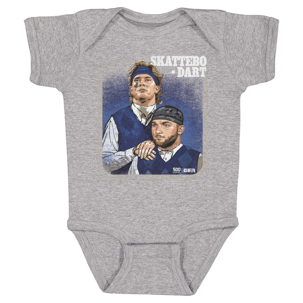 Jaxson Dart & Cam Skattebo New York G Step Brothers WHT