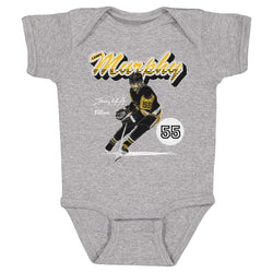 Larry Murphy Pittsburgh Retro Script WHT