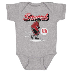 Denis Savard Chicago Retro Script WHT