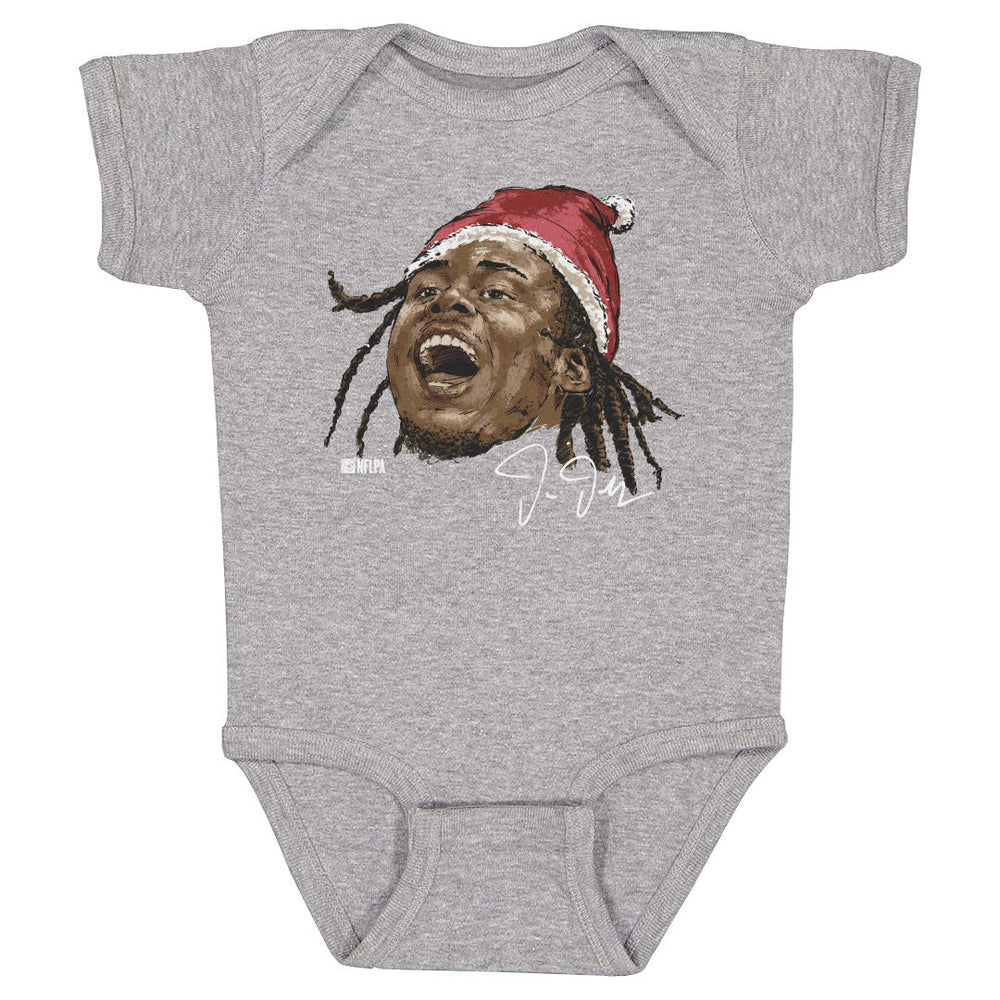 Justin Jefferson Minnesota Portrait Santa Hat WHT (ONLINE ORDER ONLY)