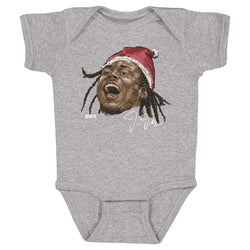 Justin Jefferson Minnesota Portrait Santa Hat WHT (ONLINE ORDER ONLY)