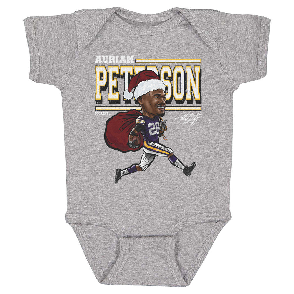 Adrian Peterson Minnesota Cartoon Santa Hat WHT (ONLINE ORDER ONLY)