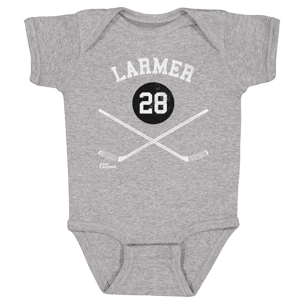 Steve Larmer Chicago 28 Sticks WHT