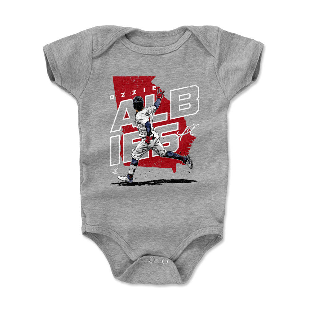 Ozzie Albies Player Map R WHT (ONLINE ORDER ONLY)