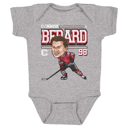 Connor Bedard Chicago Cartoon WHT