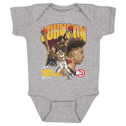 Jalen Johnson Atlanta Hawks Collage WHT (ONLINE ORDER ONLY)