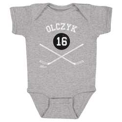 Eddie Olczyk Chicago 16 Sticks WHT