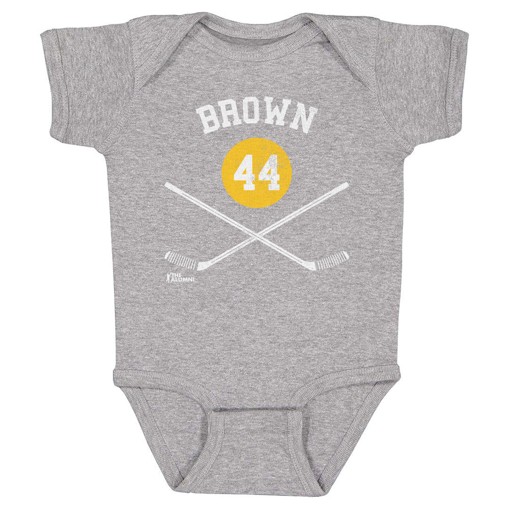 Rob Brown Pittsburgh 44 Sticks WHT