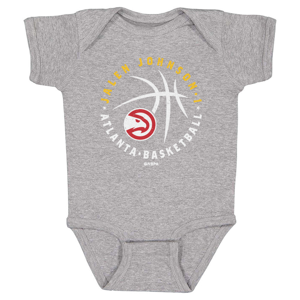 Jalen Johnson Atlanta Hawks Player Ball WHT (ONLINE ORDER ONLY)
